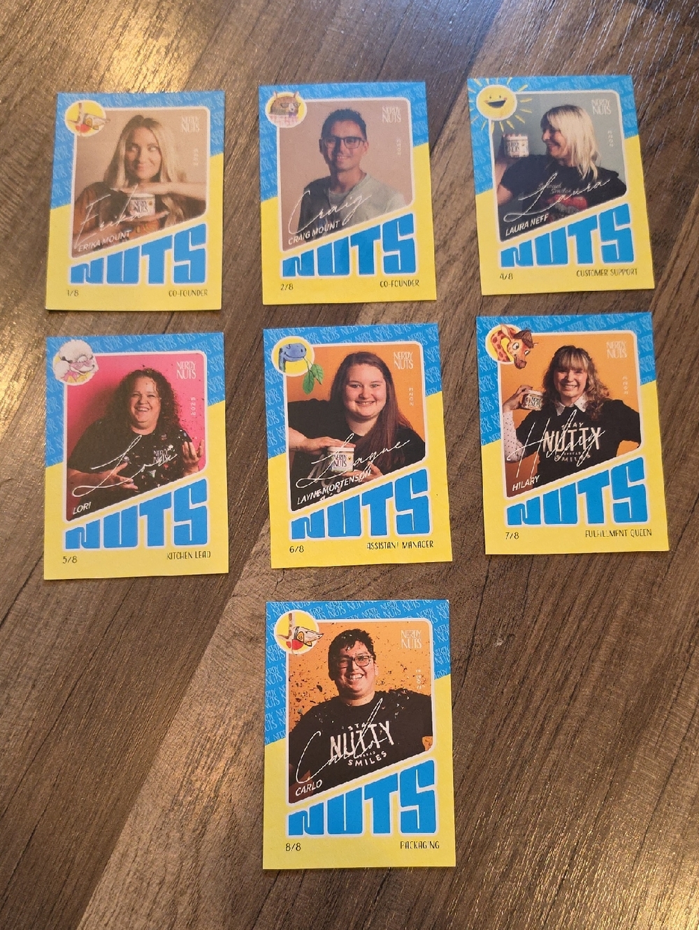Nerdy Nuts Trading Cards